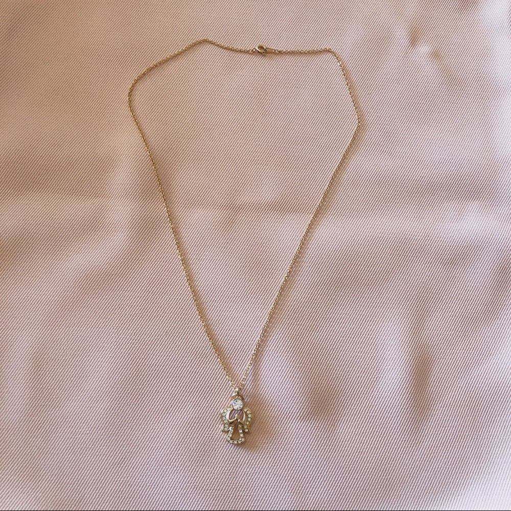 Gorgeous angel prayer necklace